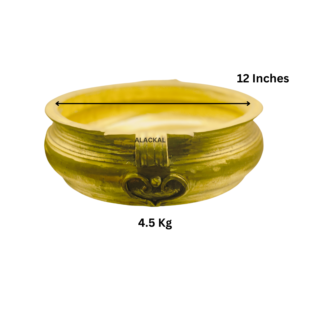 KERALA HANDMADE TRADITIONAL SMALL VARPU | KUTTIVARPU | URULI WITH HANDLE