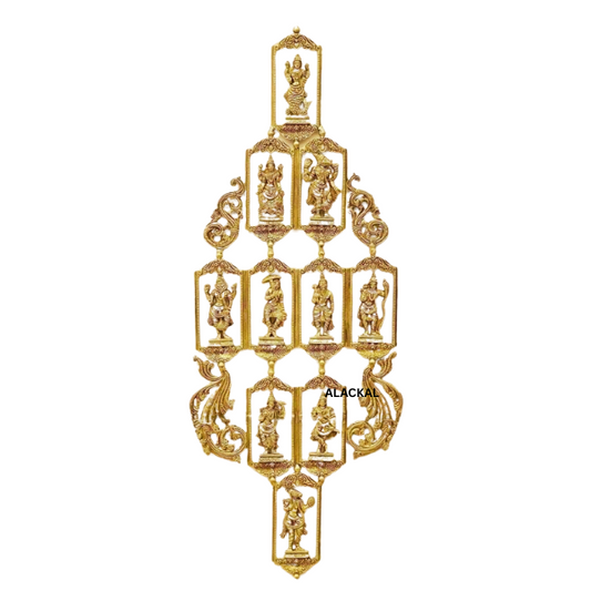 BRASS WALL HANGING DASAVATHARA FRAME