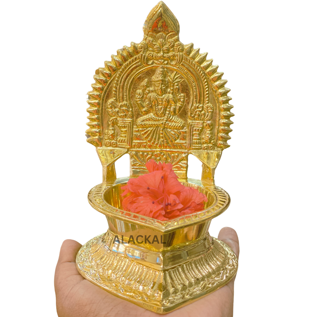 BRASS KAMAKSHI AMMAN LAMP