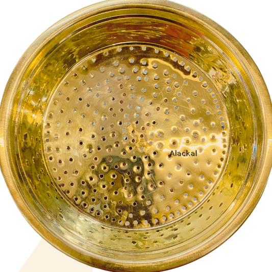 SACRED BRASS THALIKA WITH HOLES FOR JALADHARA