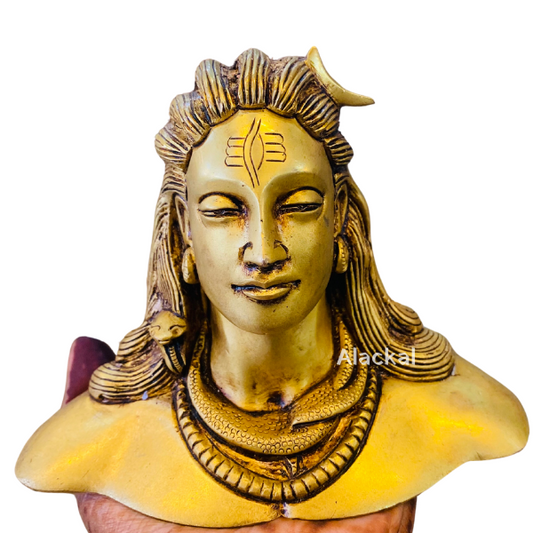 BRASS ADIYOGI STATUE