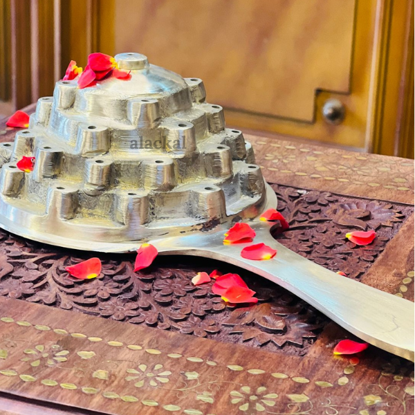 HANDMADE BRONZE PARVATHA VILAKKU | DEEPARADHANA ARATI