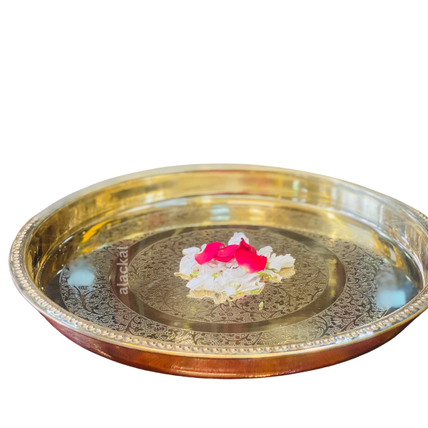 BRASS DESIGN THALIKA | PLATE | THAMBOOLAM TO KEEP FRUITS | MUST HAVE FOR WEDDING CEREMONY