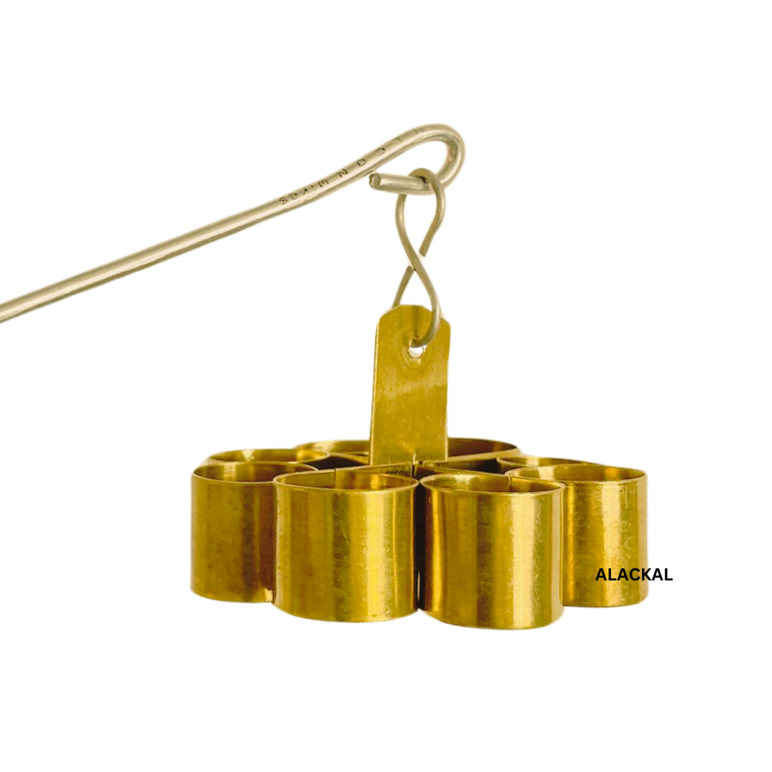 BRASS ACHAPPAM MAKER WITH HANDLE
