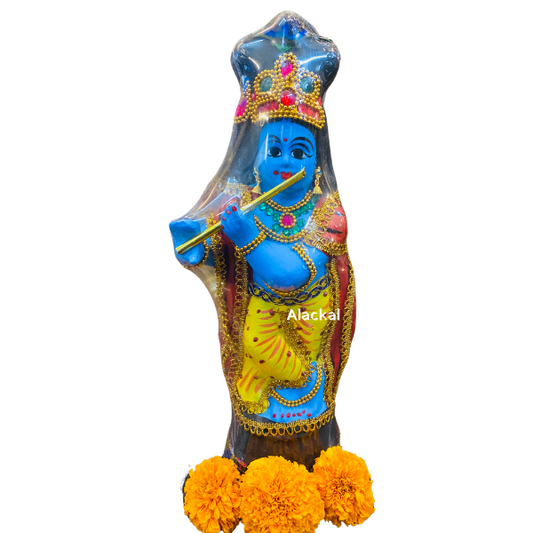 CUTE KRISHNA IDOL IN FIBER FOR VISHUKANI SETUP | VISHU FESTIVAL | MULTICOLOR KRISHNA VIGRAHAM