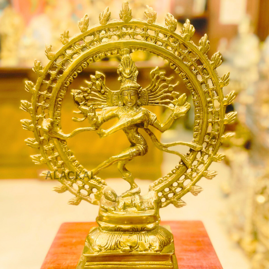 BRASS NATARAJA STATUE | GIFT FOR DANCERS | MANNAR