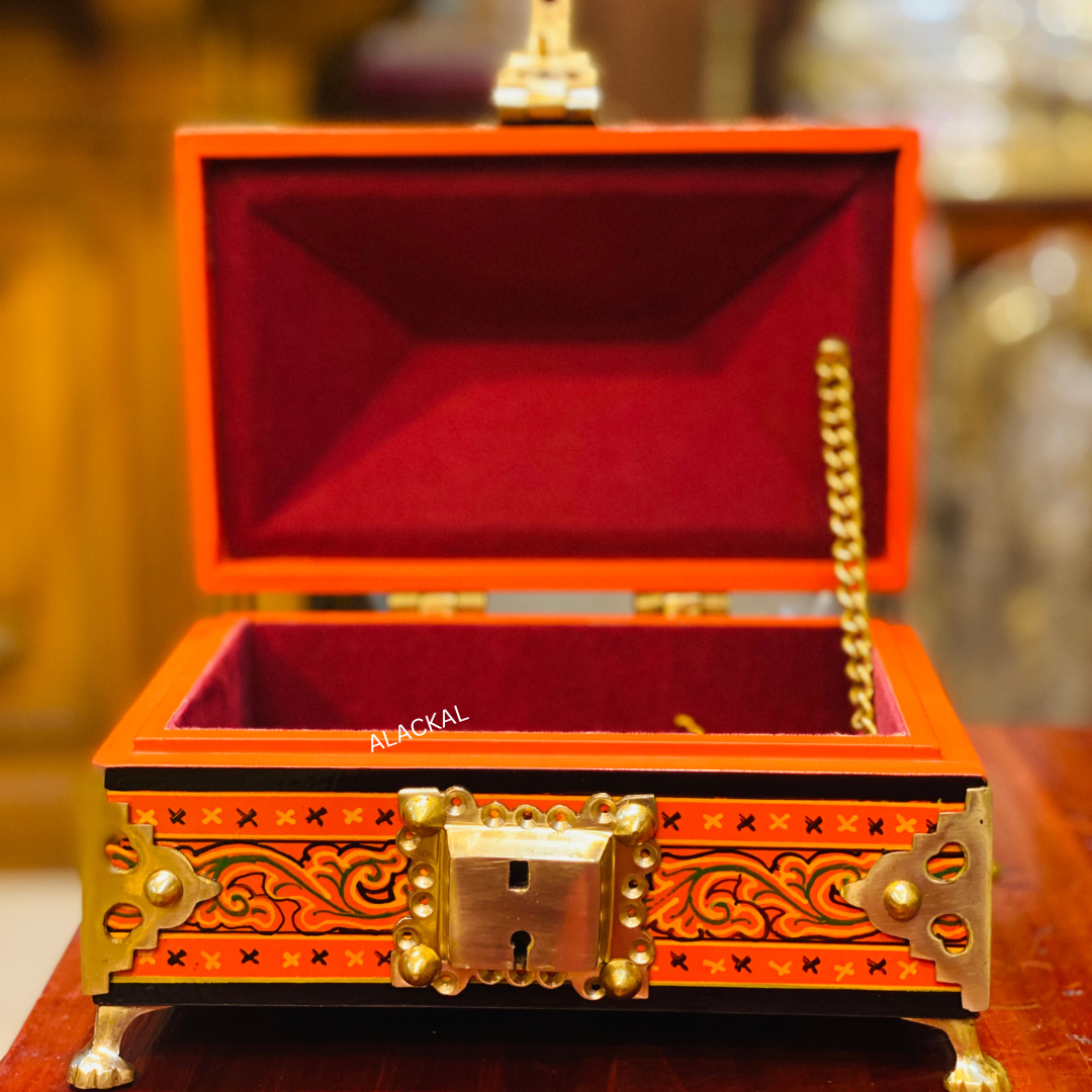 TRADITIONAL NETTURPETTI | WOODEN JEWEL BOX | KERALA AMADAPETTI FOR GIFTING | HOME STYLING