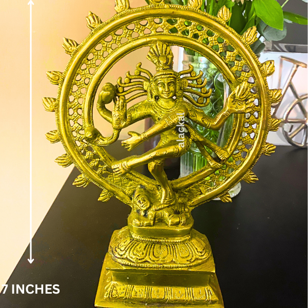 BRASS NATARAJA STATUE  | NATARAJA VIGRAHAM