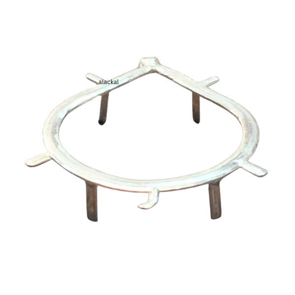 AUTHENTIC SILVER CONCH STAND | THEERTHA SHANKH STAND FOR POOJA RITUALS | SHANNKHKAAL