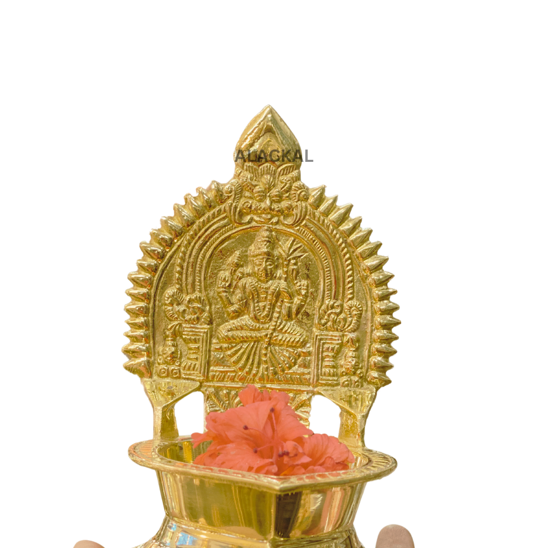 BRASS KAMAKSHI AMMAN LAMP