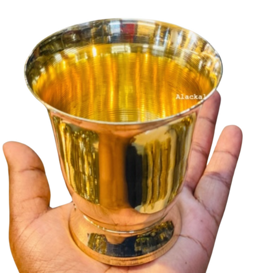 ELEGANT HANDMADE BRONZE GLASS | KANSA TUMBLER | DRINKWARE