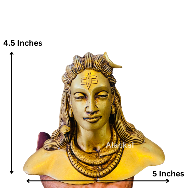 BRASS ADIYOGI STATUE