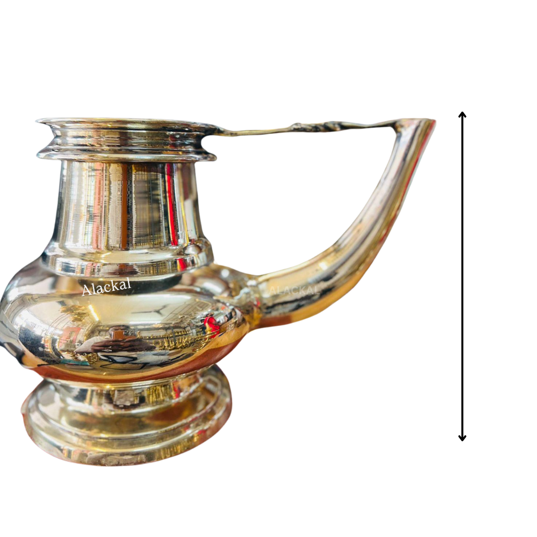 HANDMADE BRONZE LARGE-SIZE PAVITHRA KINDI FOR POOJA RITUALS IN TEMPLE