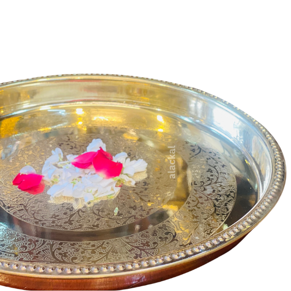 BRASS DESIGN THALIKA | PLATE | THAMBOOLAM TO KEEP FRUITS | MUST HAVE FOR WEDDING CEREMONY