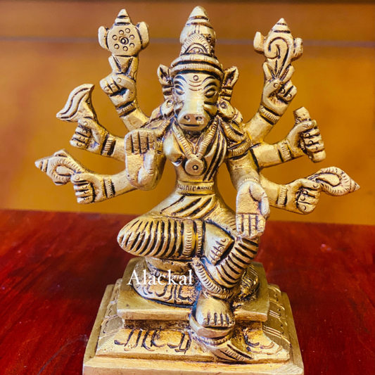 BRASS VARAHI AMMAN IDOL