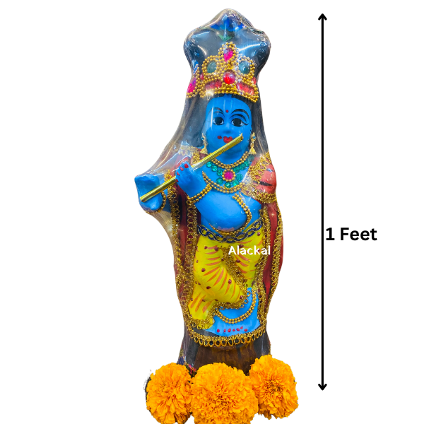 CUTE KRISHNA IDOL IN FIBER FOR VISHUKANI SETUP | VISHU FESTIVAL | MULTICOLOR KRISHNA VIGRAHAM