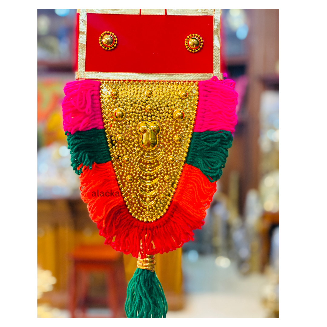 HANDCRAFTED TRADITIONAL KERALA NETTIPATTAM ( 1 FEET HEIGHT ) | WALL DECORATION