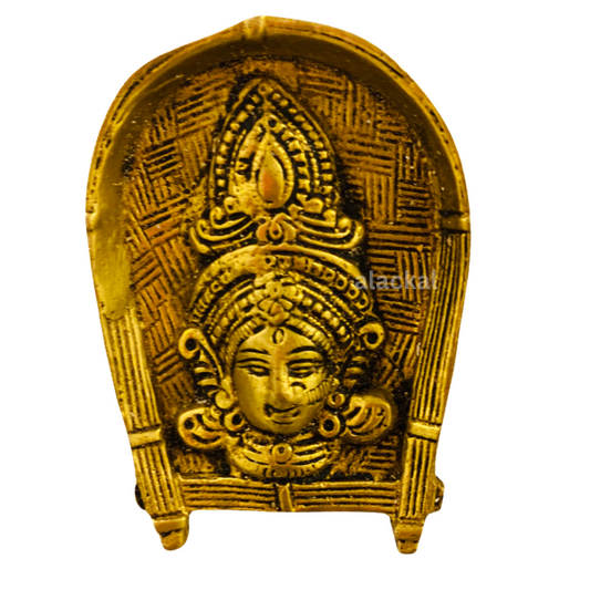 BRASS WALL HANGING DURGA DEVI FACE WITH MURAM | HOME DECORATIVE