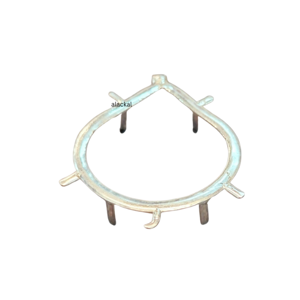 AUTHENTIC SILVER CONCH STAND | THEERTHA SHANKH STAND FOR POOJA RITUALS | SHANNKHKAAL