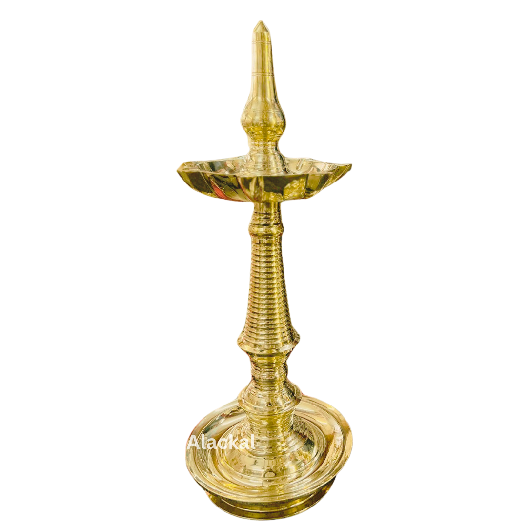 HANDCRAFTED BRONZE 7 WICKS / THIRI NILAVILAKKU FOR POOJA RITUALS | HOME DECOR | WEDDING DECOR
