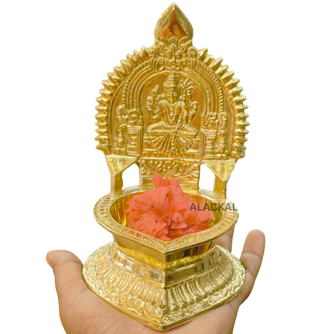 BRASS KAMAKSHI AMMAN LAMP