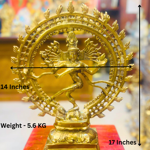 BRASS NATARAJA STATUE | GIFT FOR DANCERS | MANNAR