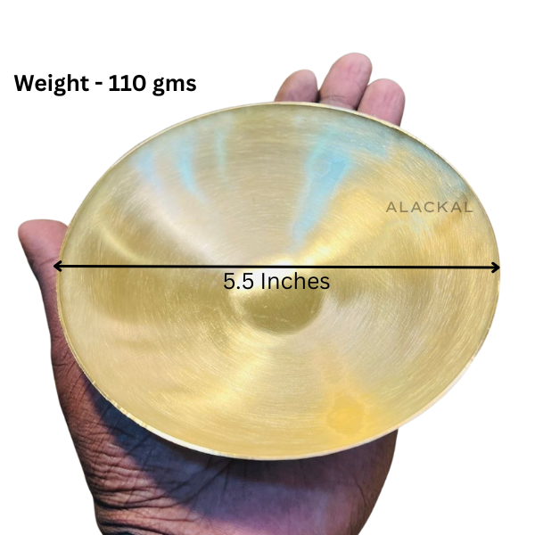 Brass Agasthali bowl used in Ganapathy Homam by Alackal Bell Metals