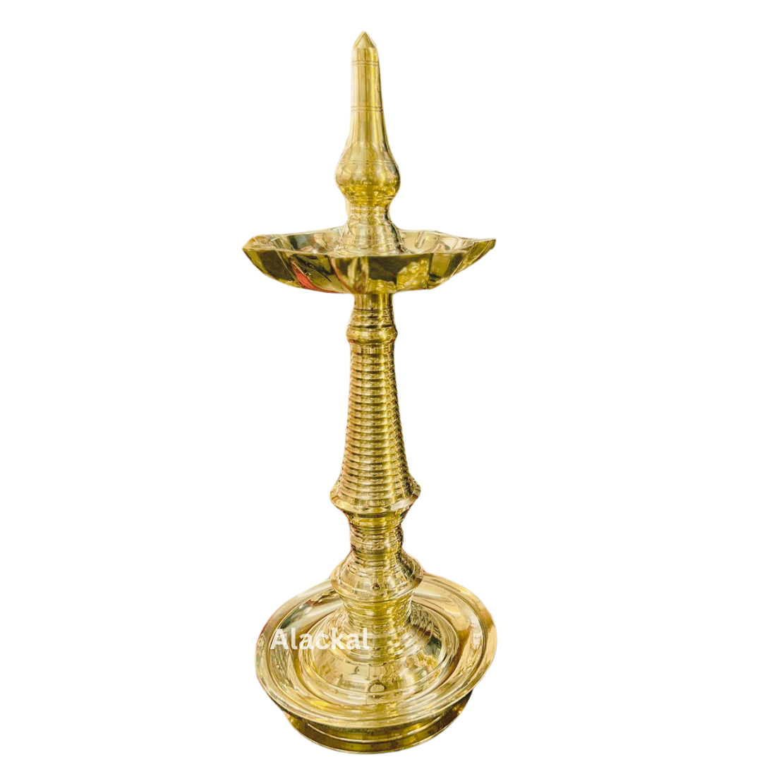 HANDCRAFTED BRONZE 7 WICKS / THIRI NILAVILAKKU FOR POOJA RITUALS | HOME DECOR | WEDDING DECOR