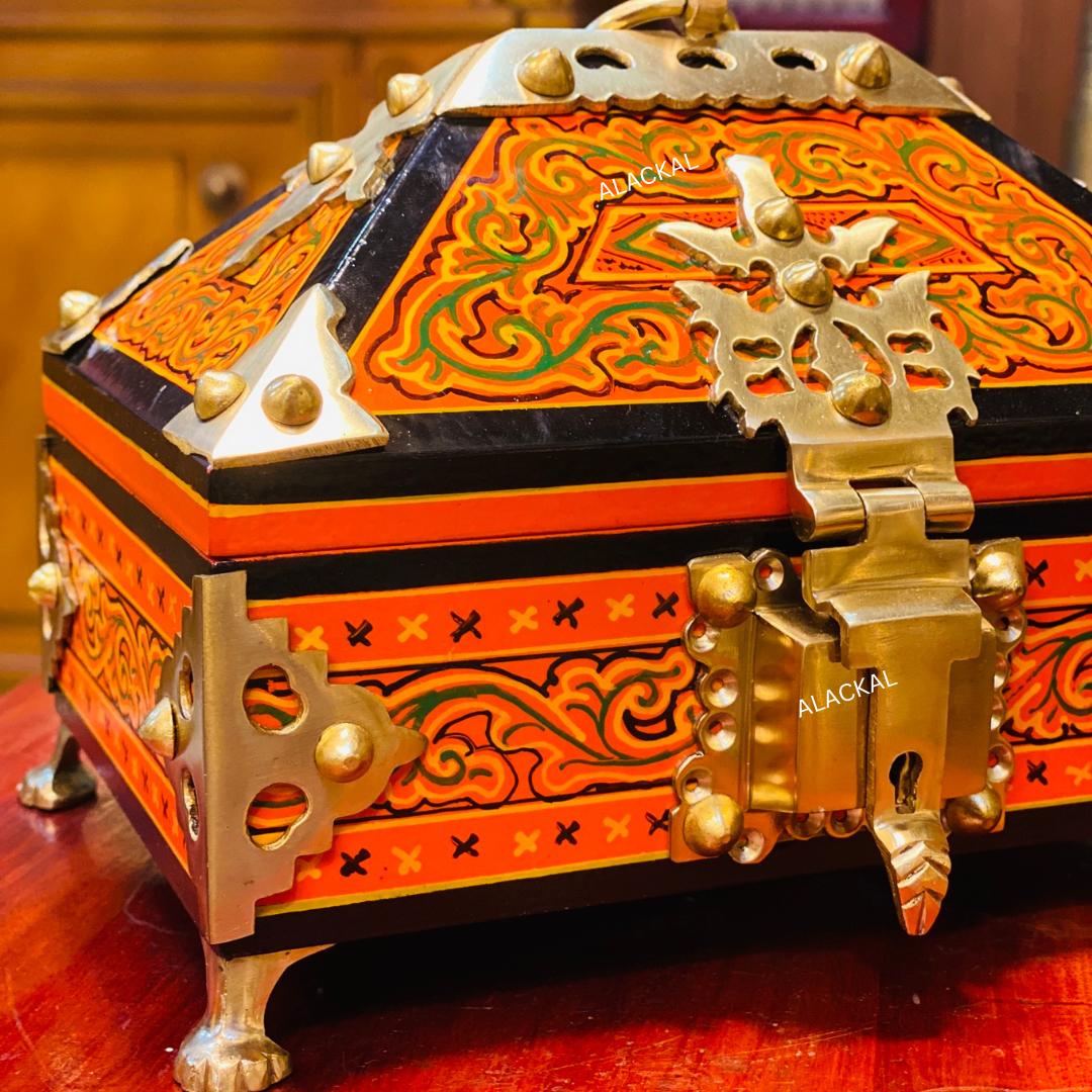 TRADITIONAL NETTURPETTI | WOODEN JEWEL BOX | KERALA AMADAPETTI FOR GIFTING | HOME STYLING