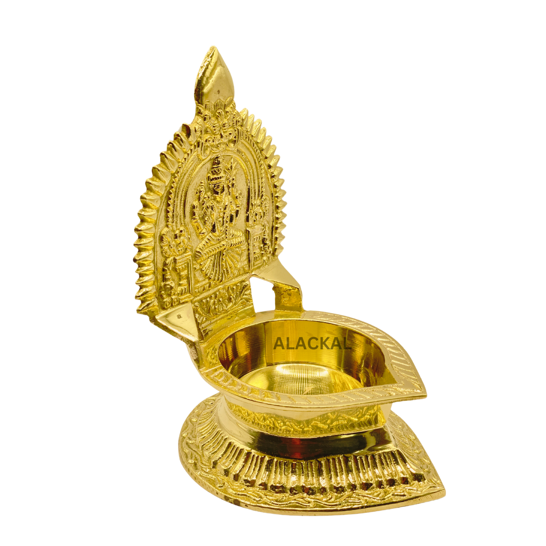 BRASS KAMAKSHI AMMAN LAMP