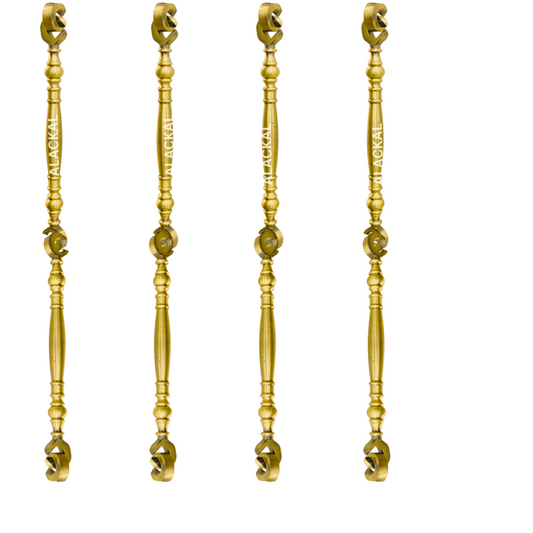 PREMIUM BRASS AATUNJAL | SWING CHAIN | JULA CHAIN | OONJAL CHAIN FOR INDOOR | 6 FEET, 4 CHAINS | MANNAR