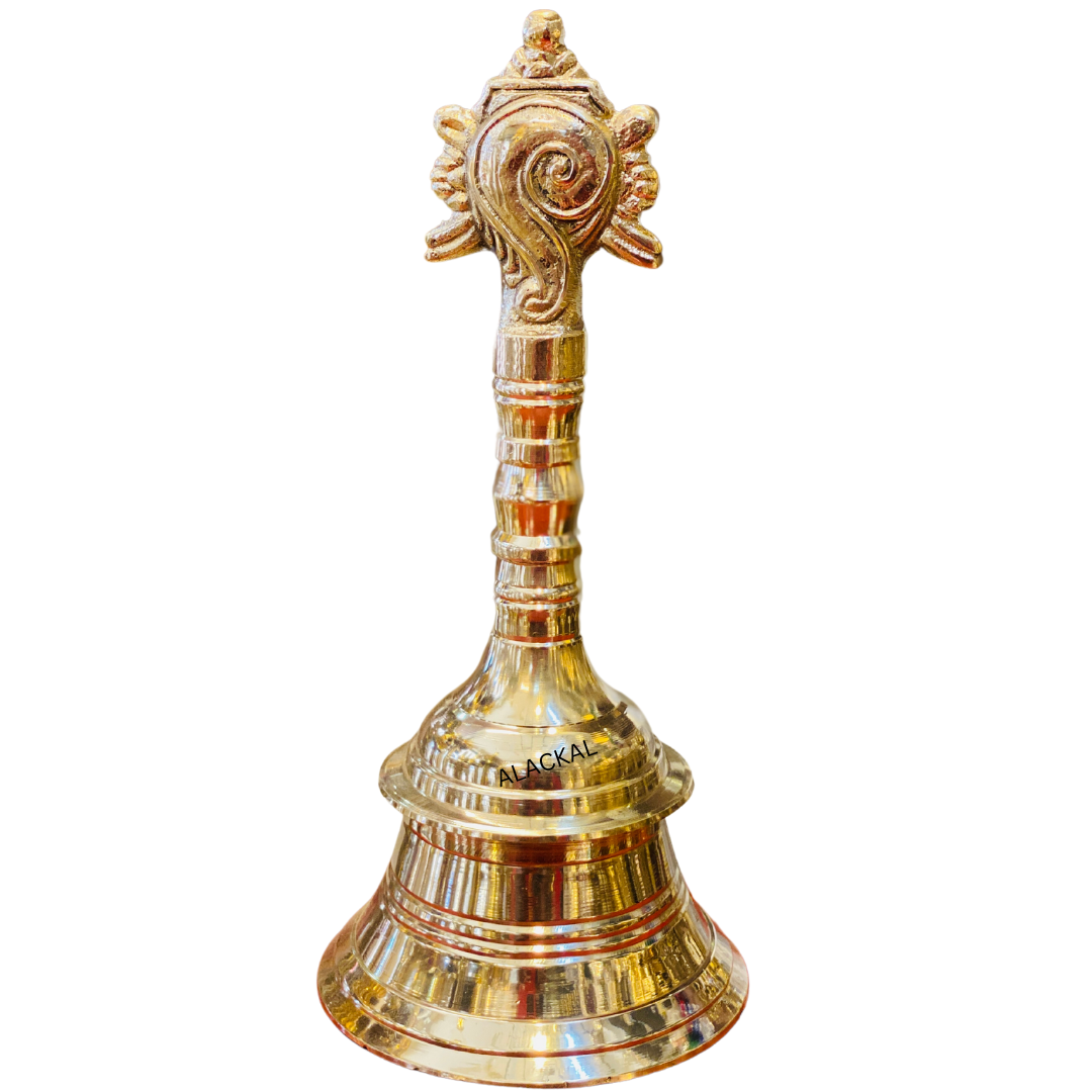 SHANKH CHAKRA BRASS POOJA BELLS | PUJA RITUALS
