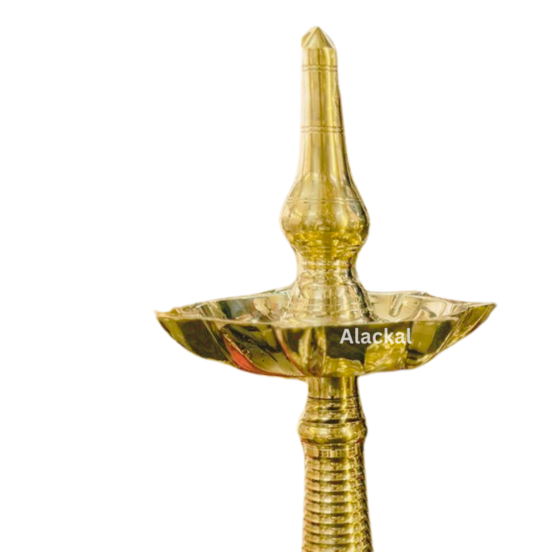 HANDCRAFTED BRONZE 7 WICKS / THIRI NILAVILAKKU FOR POOJA RITUALS | HOME DECOR | WEDDING DECOR