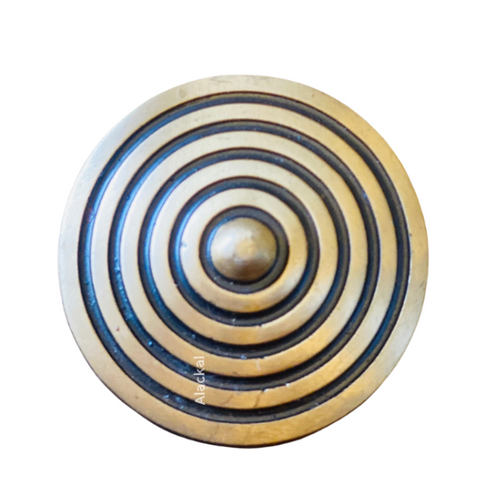 ELEGANT PREMIUM BRASS DOOR DOME WITH RING DESIGN | DOOR ACCESSORIES