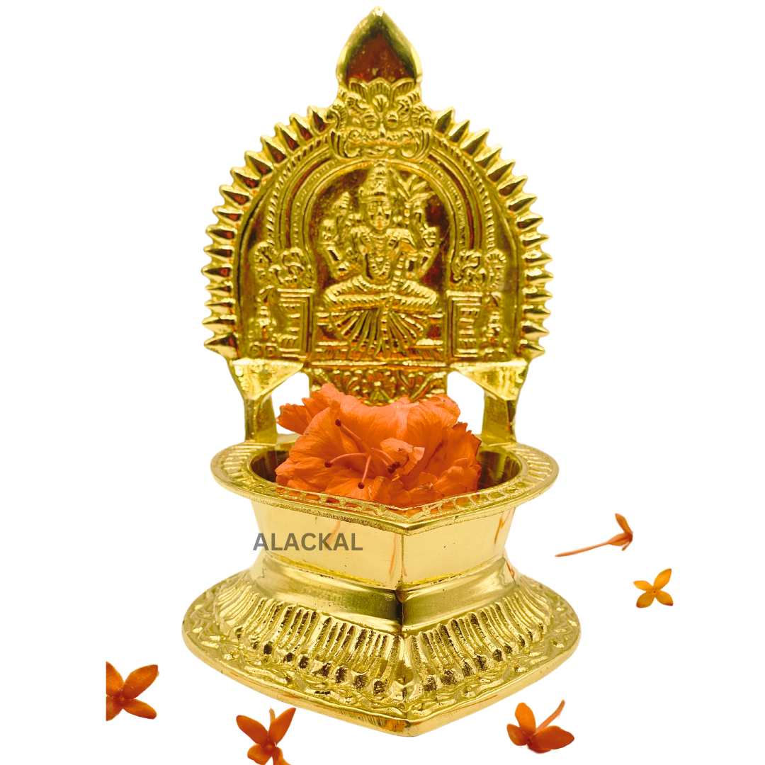 BRASS KAMAKSHI AMMAN LAMP