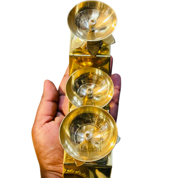 BRASS LIGHTWEIGHT 3 LAYER DIYA FOR DIWALI | RETURN GIFT