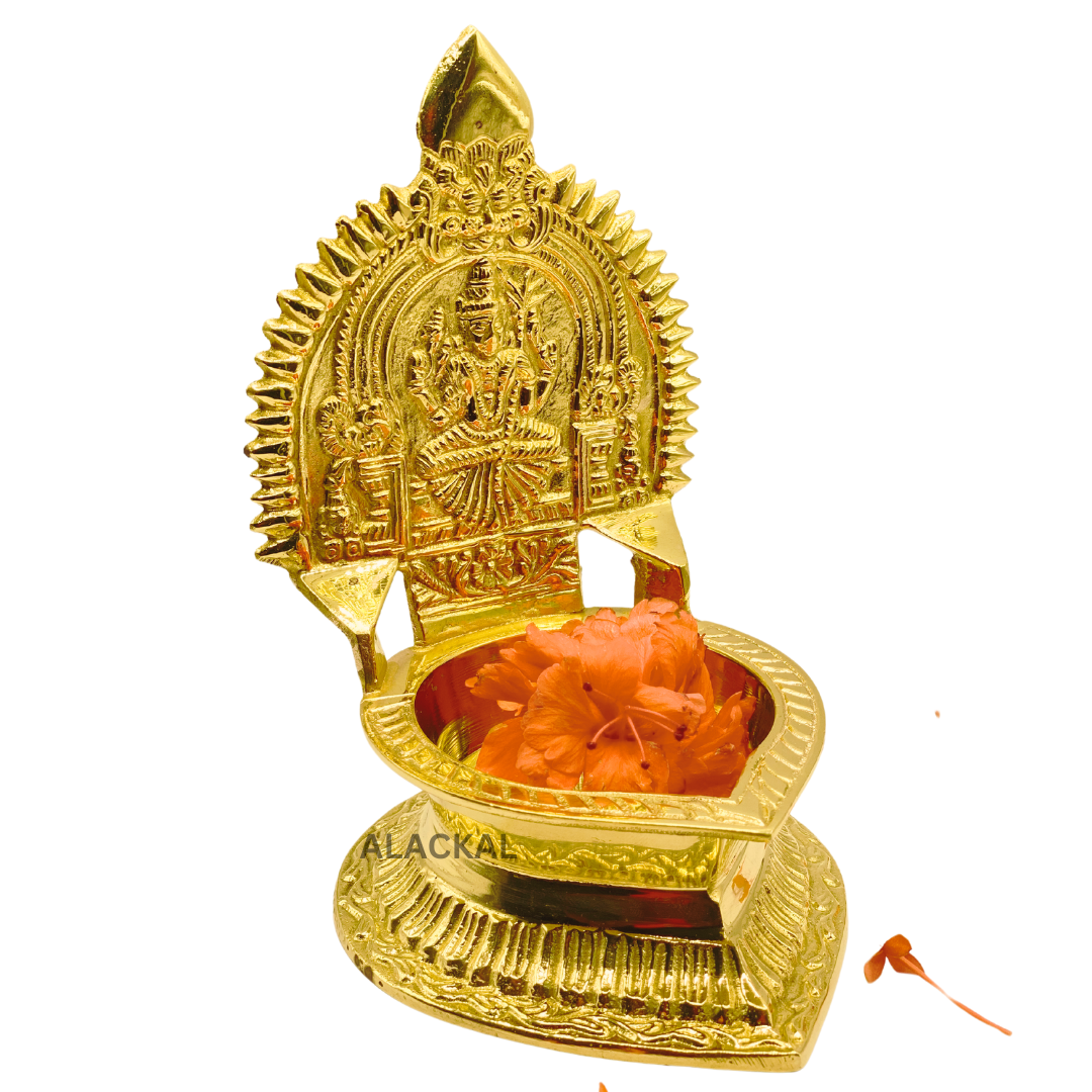 BRASS KAMAKSHI AMMAN LAMP