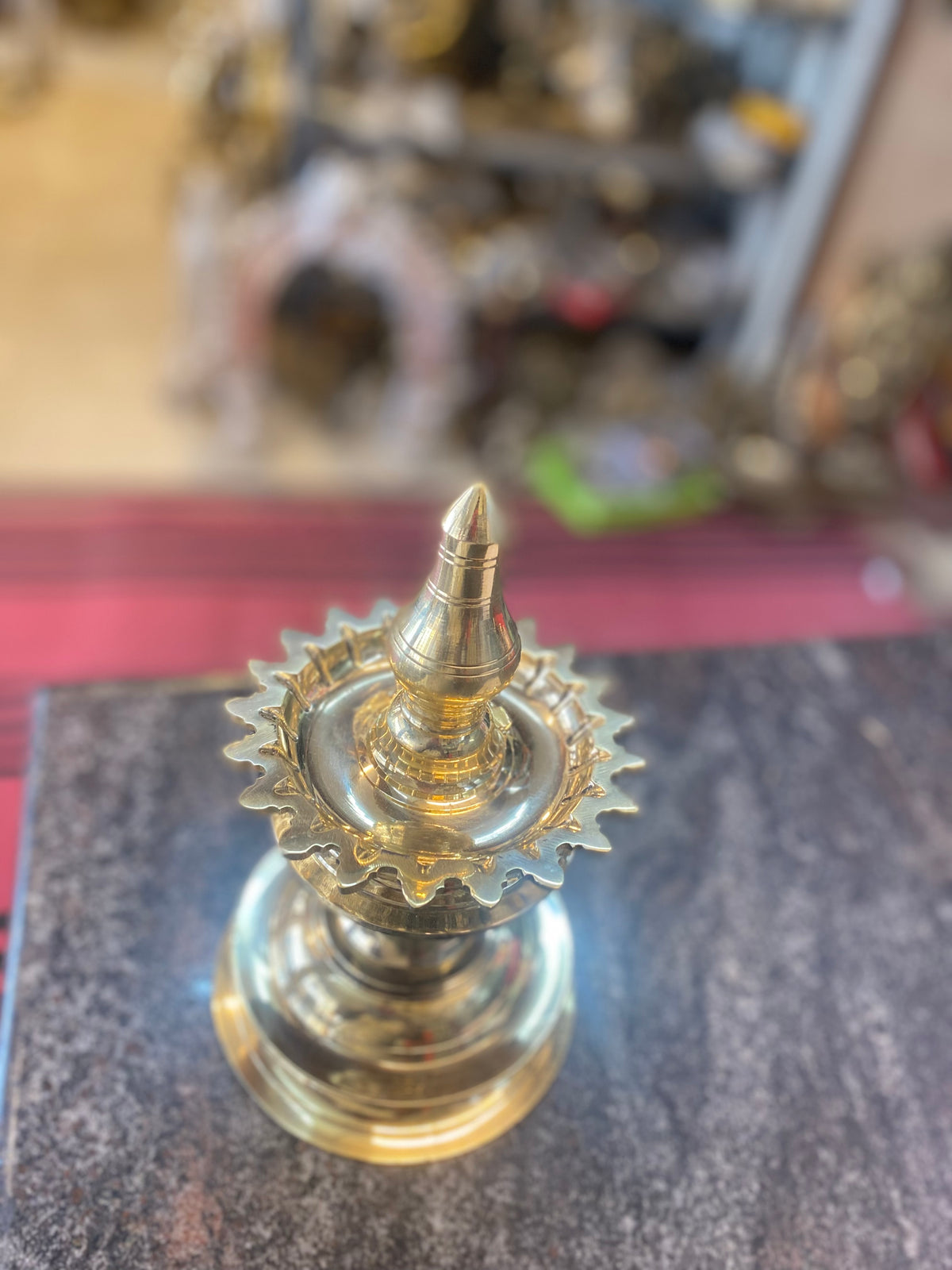 Handmade Maha Bhadradeepam Miniature for daily pooja rituals