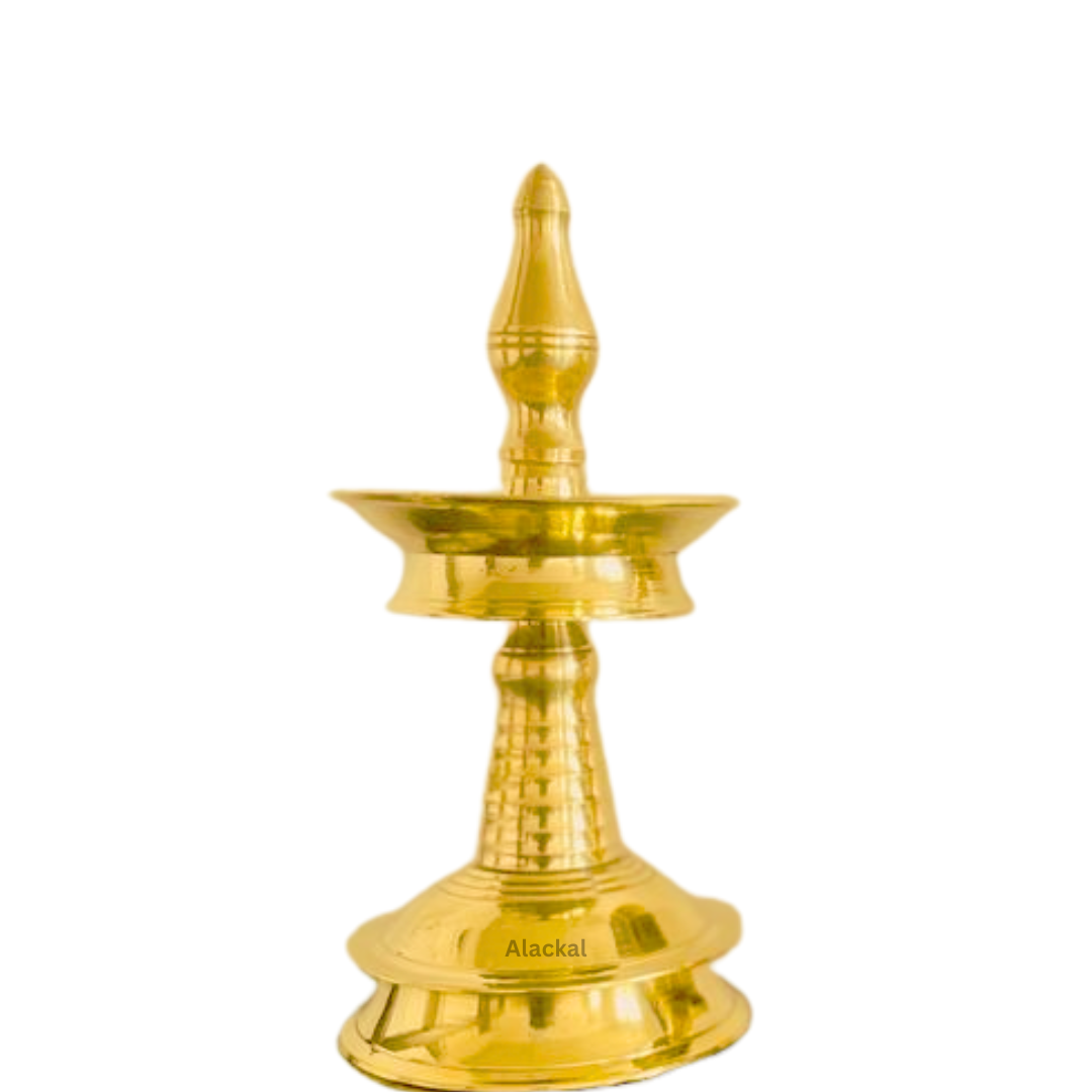 alackal bell metals mannar - barss 5 inch lamp for return gift and home decor
