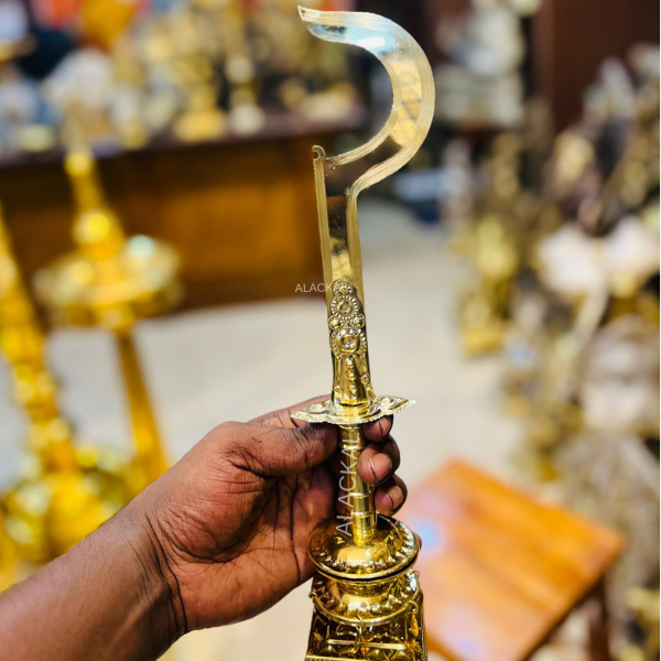 Handcrafted Brass Lightweight Pallival Udavasal for Bhadrakali Temple – Alackal Bell Metals Mannar