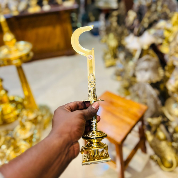Handcrafted Brass Lightweight Pallival Udavasal for Bhadrakali Temple – Alackal Bell Metals Mannar