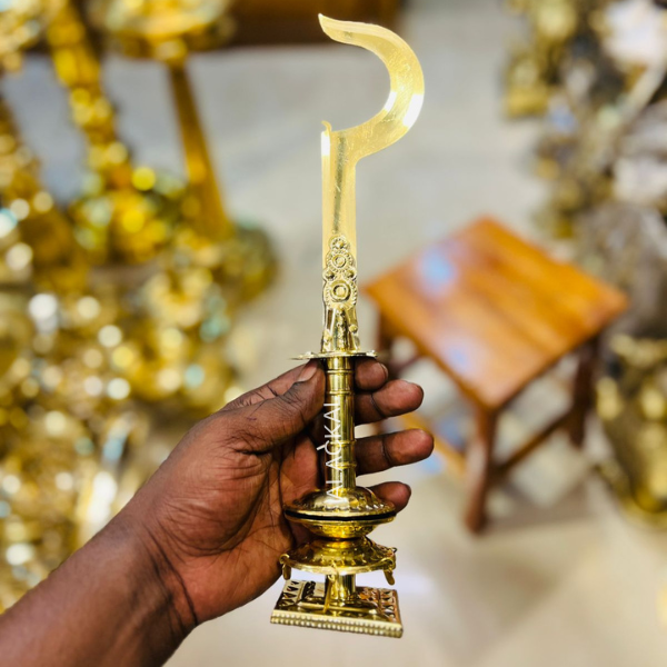 Handcrafted Brass Lightweight Pallival Udavasal for Bhadrakali Temple – Alackal Bell Metals Mannar