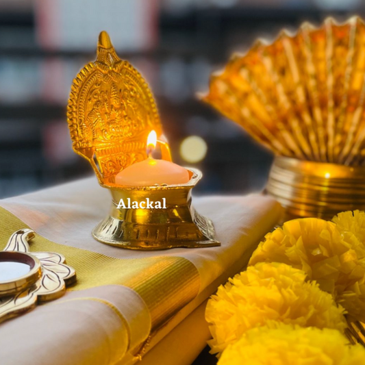 BRASS LAKSHMI LAMP