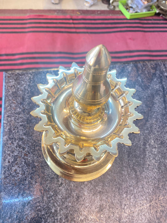 Handmade Maha Bhadradeepam Miniature for daily pooja rituals