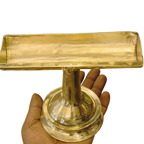 Handmade Bronze Paathivilakku with 7 Wicks | Traditional Kerala Oil Lamp for Pooja Room & Temple by Alackal Bell Metals Mannar