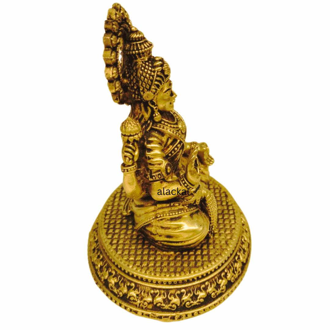 BRASS DHANALAKSHMI IDOL