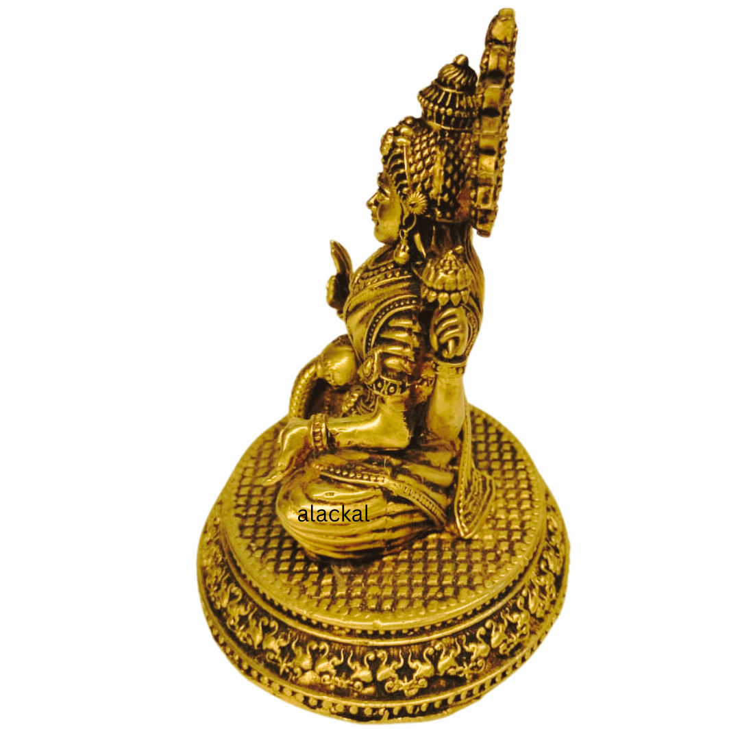 BRASS DHANALAKSHMI IDOL