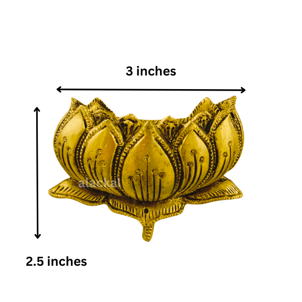 BRASS WALL HANGING LOTUS | WALL DECOR