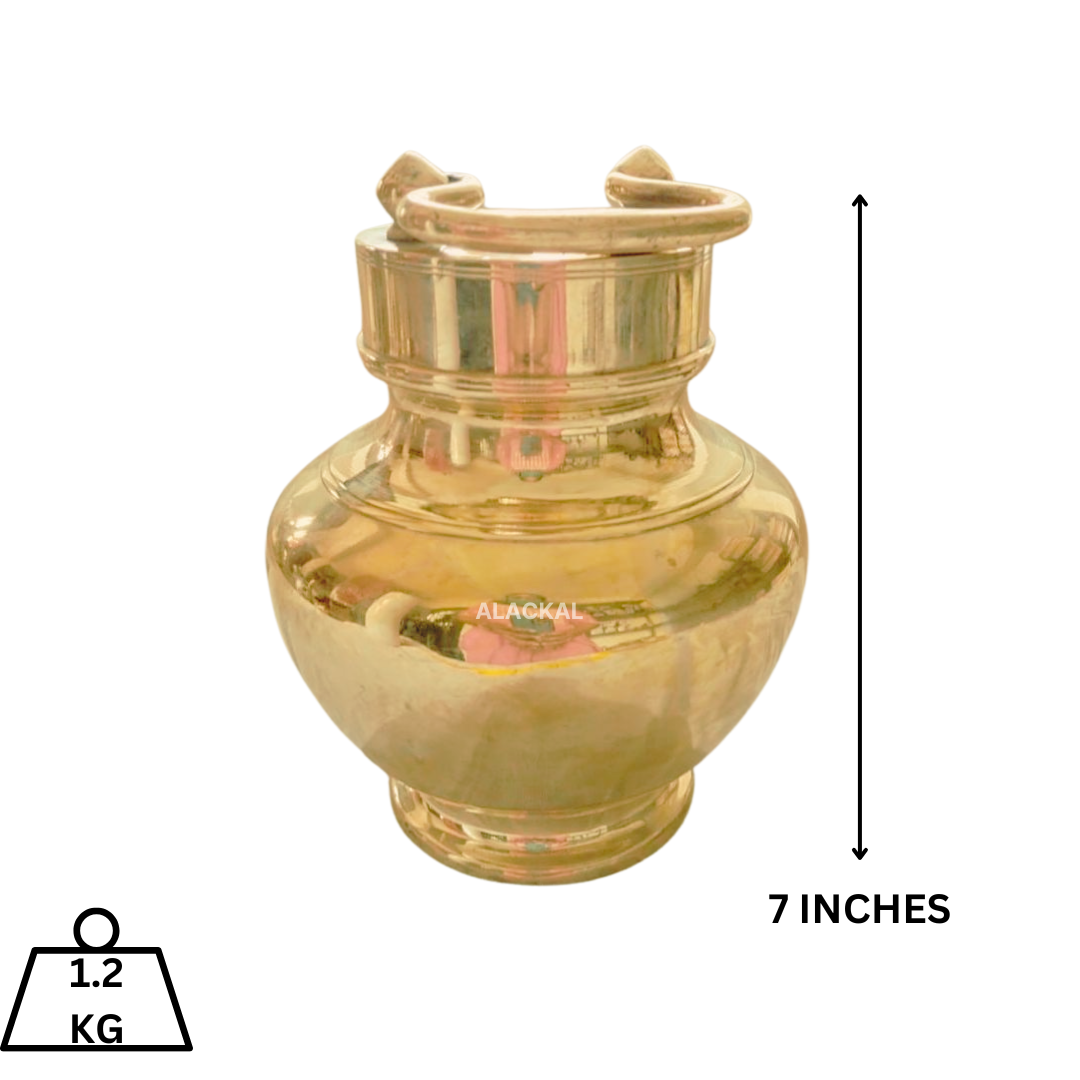 TRADITIONAL HANDMADE BRONZE KAPPIMONTHA WITH TUMBLER INSIDE