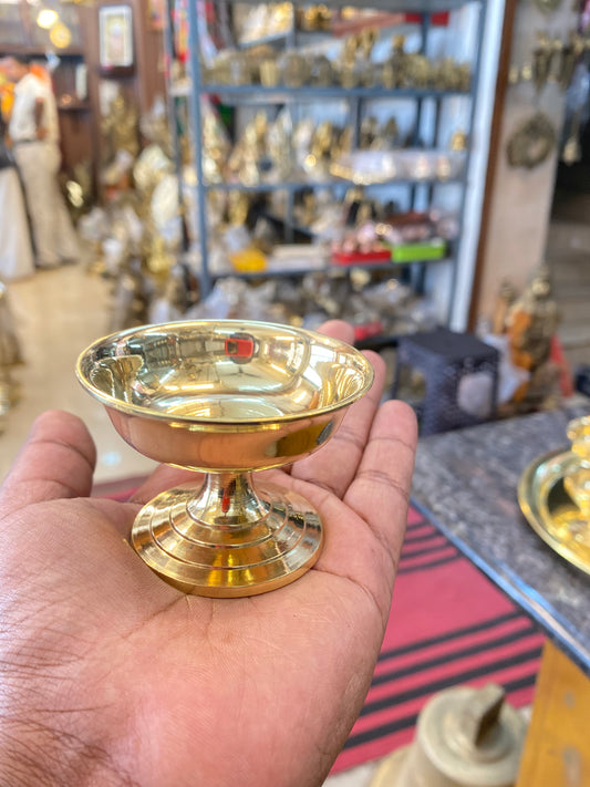 Premium Solid Brass Sandal Bowl